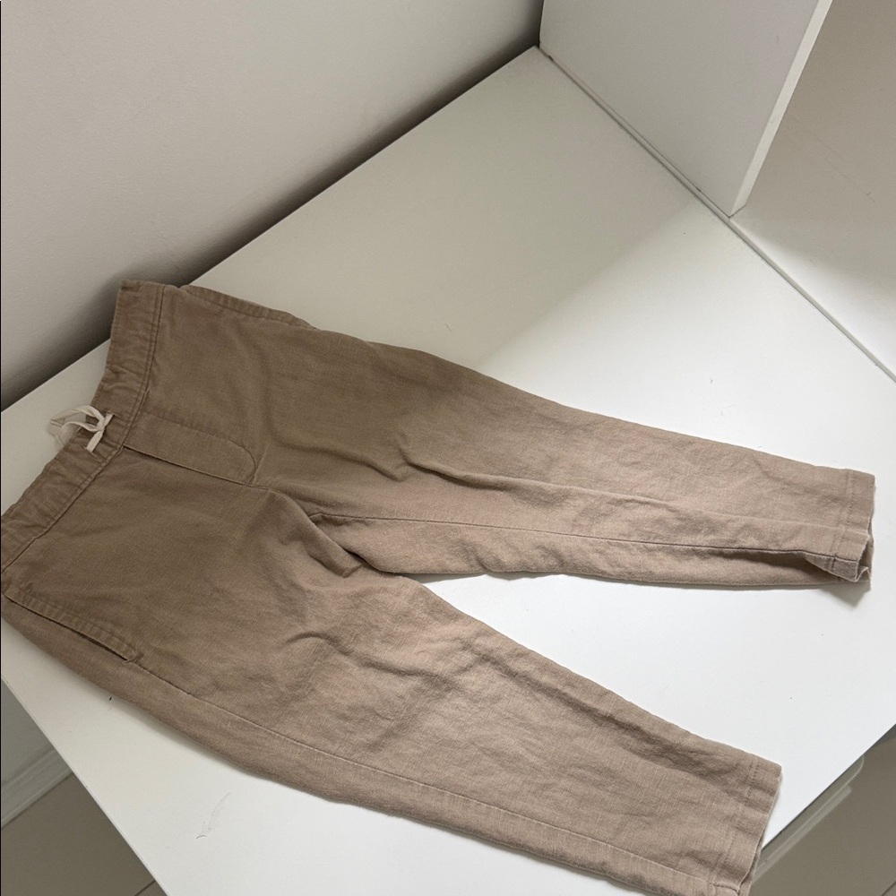 Kids linen Tan Pants